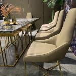Titanium 60cm Luxury Contemporary Dining Room Sets Cadeira Jantar