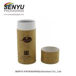 Custom Round Paper Packaging Box Eco Kraft Paper Tube Cylinder Packaging for