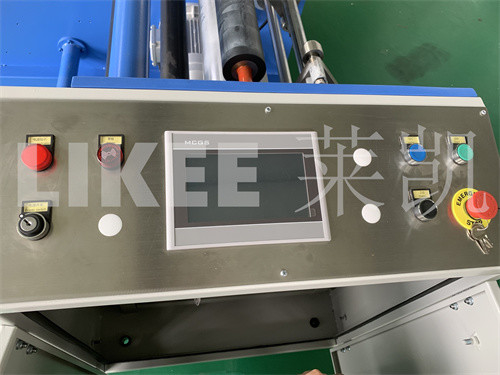 2 Spindle Semi Automatic House Foil Rewinding Machine for 0.01 mm failing precision