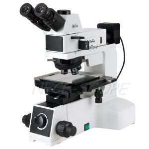 China Binocular Compound Metallurgical Optical Microscope Moving XY 105mm * 105mm on sale