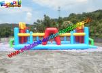 Three In One Inflatable Sports Games Volleyball Court Inflatable Football Field