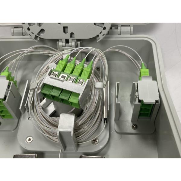 Large Space for 16ports Fiber Optic Splitter Box mini SC adapter for Telecommunication Network