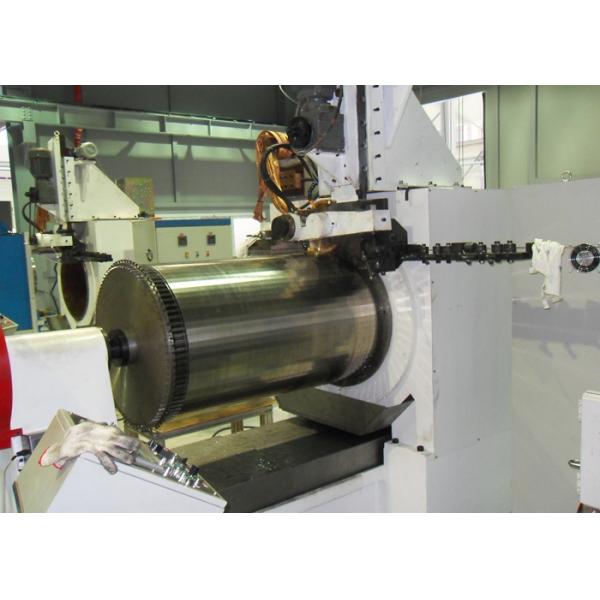 Wedge Wire Screen Welding Machine Shaped Wire Around An Internal Array Longitudinal Rods