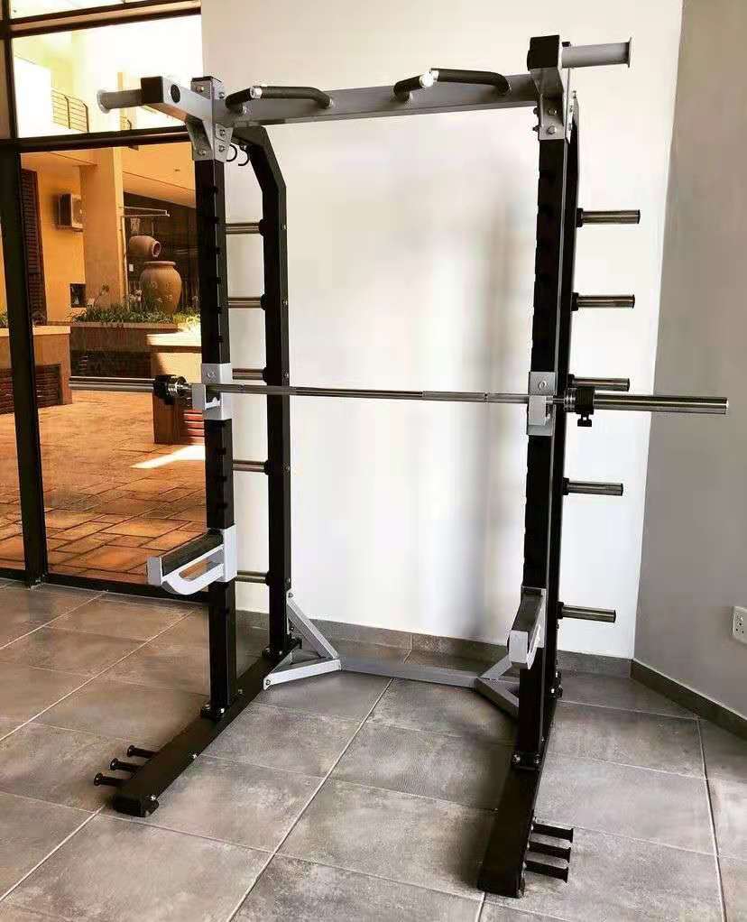 Multi-Functional Foldable Steel Power Cage Squat Rack Home Gym Equipment for Bodybuilding Training Bench & Racks