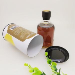 Wholesale Recycled Bottle Wine Tube Box / 83mm Inner Diameter Cardboard Tube Packaging from china suppliers