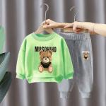 Boys And Girls Children'S Long Sleeve Set Cartoon Pattern