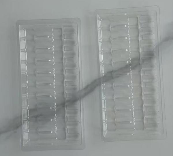 Wholesale supply of porcelain white water needle blister plastic tray Medical
