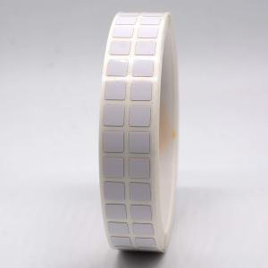 Wholesale 7mmx7mm Permanent Adhesive Label 1.5mil White Matte High Temperature Resistant Polyimide Label from china suppliers