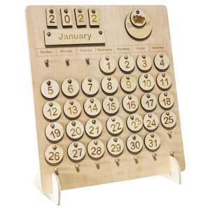Wholesale Montessori Toy wooden Home calendar for children education learning toy from china suppliers