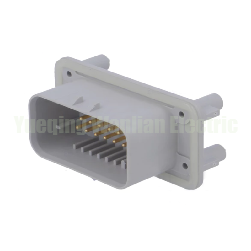 23 Pin 776228-4 PCB Header Sealed Waterproof Socket For Ecu Board End Wiring Plug