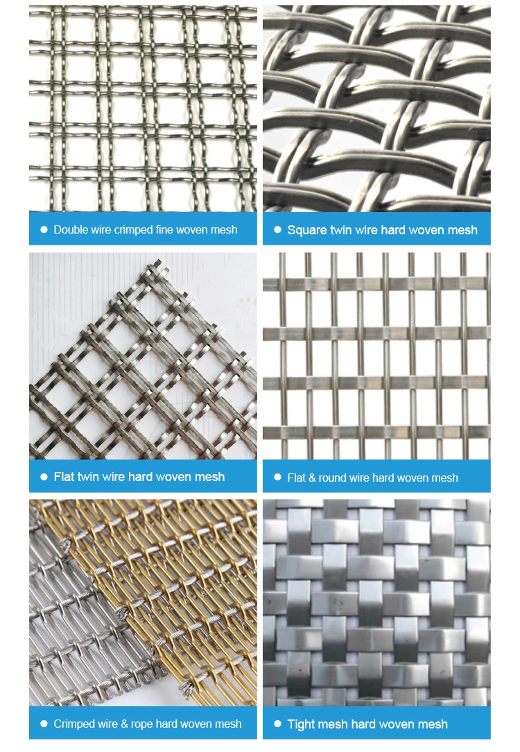 2019 new stainless steel wire mesh cladding ceiling facades decoration curtain wall metal mesh