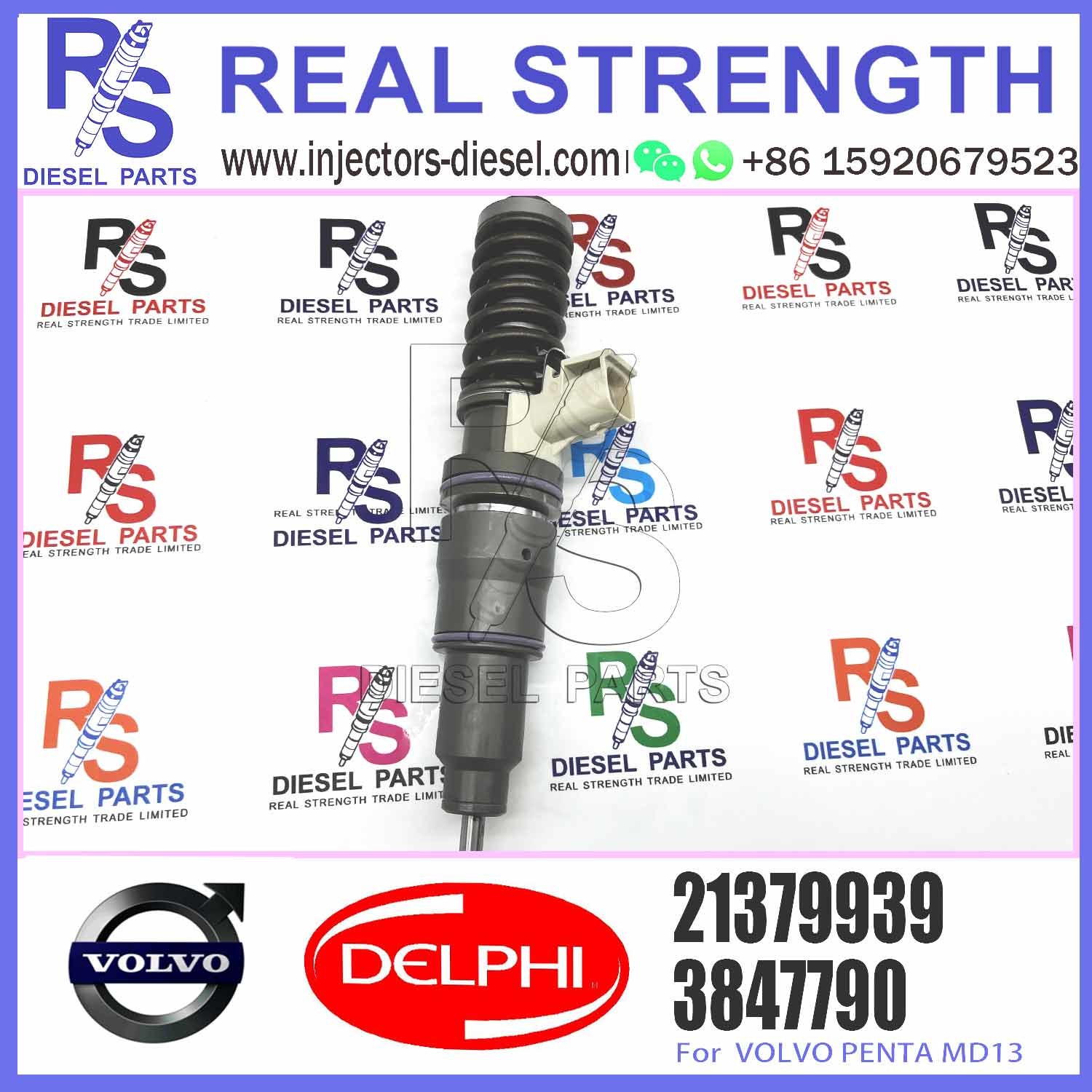 3847790 21159131 21379939 2159131 3801369 BEBE4D18002 BEBE4D27002 Diesel Injector for V-O-L-V
