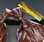 Flower tie wire, food packaging tie roll, colorful gift sealing rope 300,400