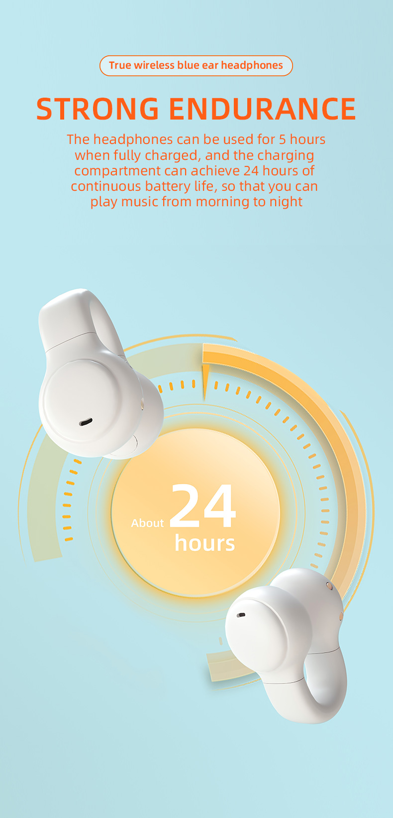 Sport Meeting Running Headset Bone Conduction Wireless Earphones with LED Display