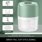 Plastic Electric Garlic Crusher Wireless Mini Capacity 100ml