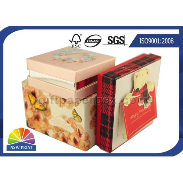 Bespoke High End Paper Gift Box Custom Cardboard Packaging Box With Ribbon Bowknot