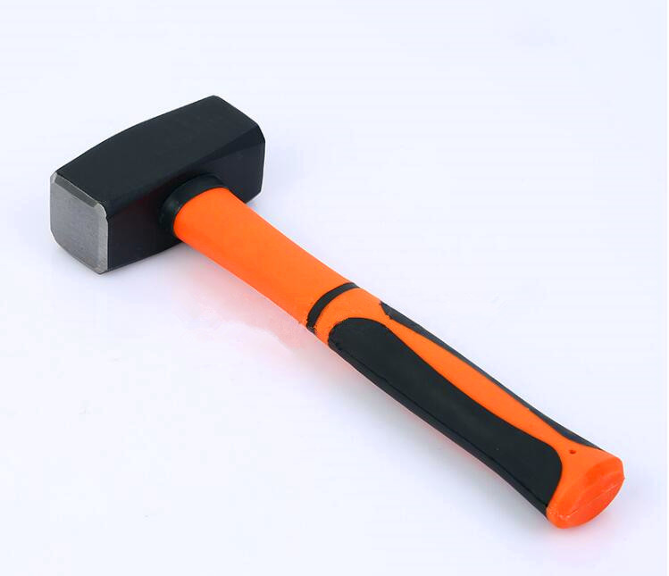 Forged steel Stoning Hammer(XL0064) with painted surface and rubber handle, durable quality