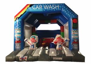 Wholesale Wide Inflatable Car Wash Themed Jump House Inflatable Children Bounce With Slide from china suppliers
