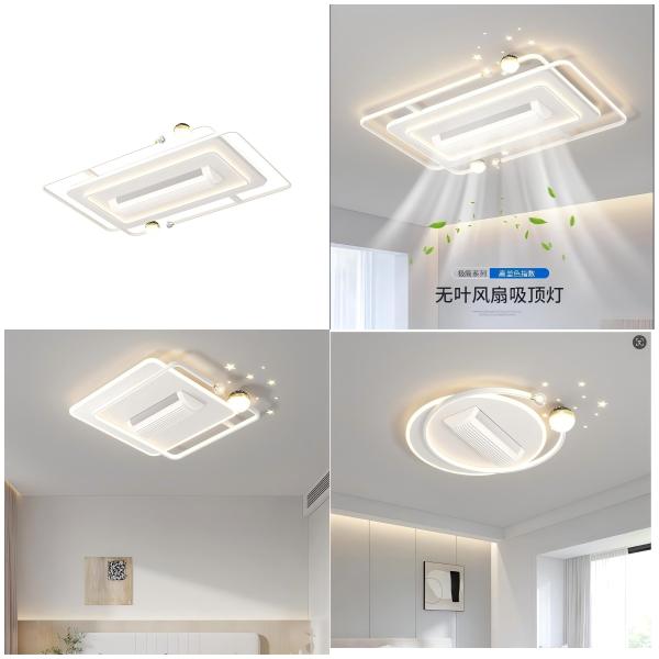 wholesale Three Color Strong Wind Ceiling Fan Light Anti Flicker Silent Ceiling Fan With Light And Remote