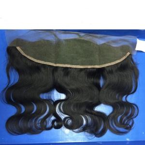 Wholesale 100% Virgin Human Hair Frontal Lace Closure with Baby Hair 13x4 Peruvian Virgin Hair Closure from china suppliers