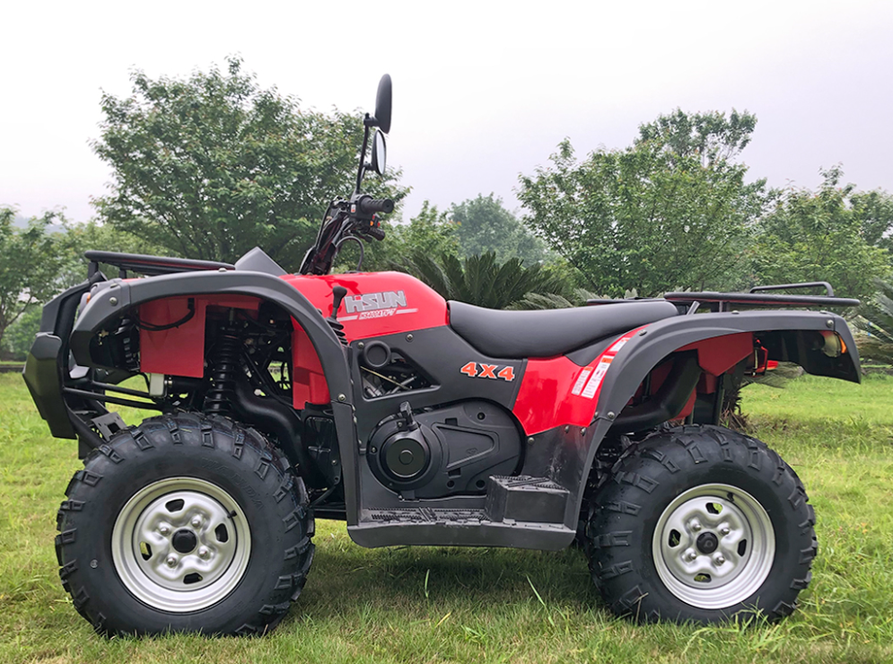 Max Power 17.4KW/6000RPM 4x4 EFI 500cc Quad ATV for Adults by Hisun Automatic