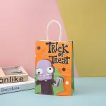 Eco-friendly Halloween Party Gift Bag Kraft Paper Bag for Cross-Border Sales on