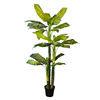 Artificial Golden Dieffenbachia Plant 43 Inch Tall Fake Tropical Lifelike Tree