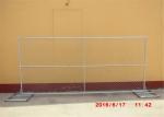 Hot dipped galvanized 6'x12' construction chain link fence panels tubing 48mm 1⅞