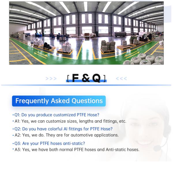 Chemical Resistant PTFE Hose Assembly for Laboratory Fluid Transfer Systems