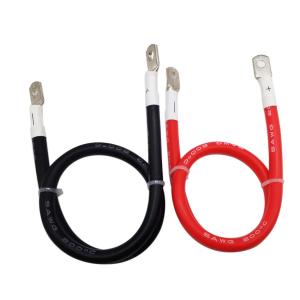Wholesale 95mm2 120mm2 Industrial Truck Inverter To DC Positive Tinned Traction Battery Storage System Terminal Cable With Lugs from china suppliers