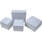 Custom Logo Printed White Paper Folding Shipping Box for Craft Cosmetic Custom