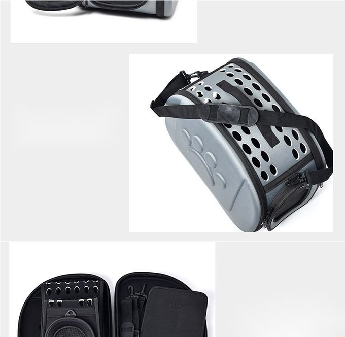 Stylish Cross-Body Breathable Foldable Outdoor Carrying Bag Portable Pet Car Bag