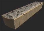 Hot Dipped Galvanized Defensive Barrier For Flood Control / Military Fortificati