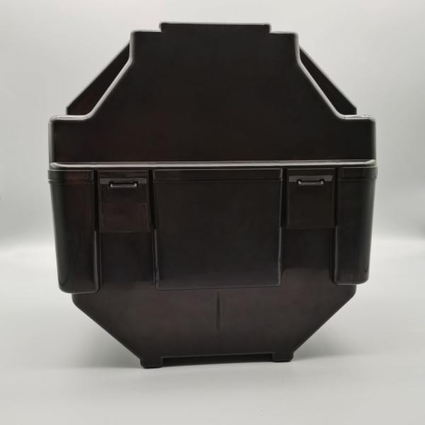 8 Inch Black Wafer Shipping Box 25 Slots ESD PP Material Eco Friendly Widely