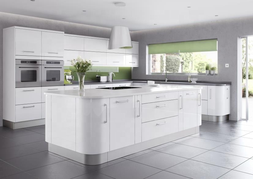 Jinhengsteel Metal Luxury Modern Kitchen Cabinets Stainless Steel Waterproof