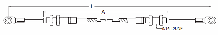 High Temperature Resistant Mechanical Control Cable Clutch Cables for FAW/Yutong Buses