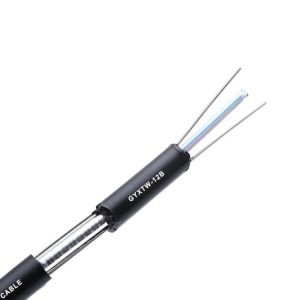 China MDPE Jacket Outdoor Aerial Fiber Optic Cable 8.0mm Diameter on sale