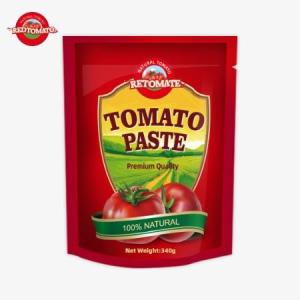 Wholesale 340g Red Tomato Paste Stand Up Sachet Convenient And Delicious from china suppliers