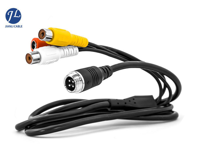 Watertight BNC Rear View Camera Cable With PVC Insulation