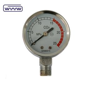 Wholesale 50mm industrial welding co2 pressure gauge from china suppliers