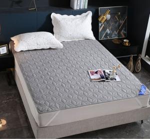 Wholesale Microfiber Fabric Waterproof Mattress Protector Ultrasonic Mattress Topper 100gsm - 150gsm from china suppliers