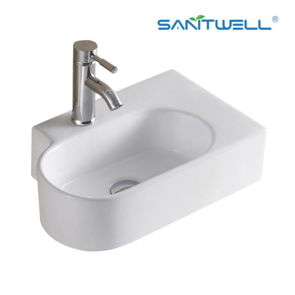AB8317 Modern Bathroom Art Washing Basin Hotel Countertop Ceramic Basin Above