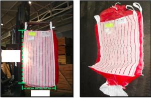 Wholesale Potato ventilated bulk bags 1.5tonne , red breathable PP fabric FIBC Bags from china suppliers