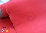 0.45mm Red Acrylic Coated Fiberglass Fire Blanket For Industrial Fire Blanket