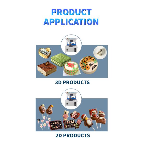 Automatic Visual 4 Colors Chocolate Decorating Machine Candy Syrup Jam Laminating Machine