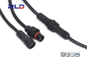 China IP67 Waterproof Cable Connector 2 3 Pin Male Female Connector on sale
