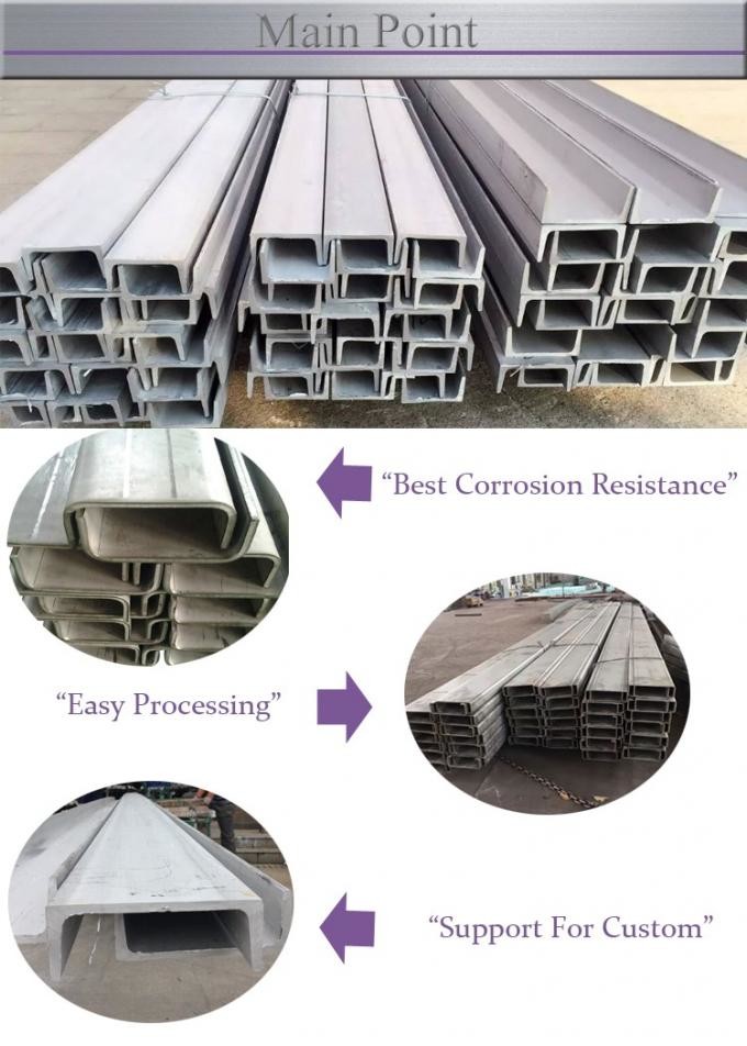 Sturdy Finish 321 Stainless Channel Section 316L 316