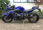 Blue Black Plastic Body Gas Street Sport Motorcycles Alloy Wheel Disc Brake