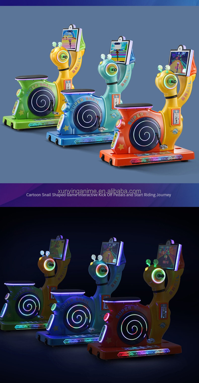 Amusement Game Center Kiddie Ride with Metal Acrylic Plastic Material and Controller