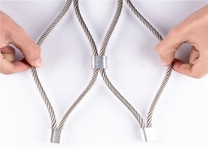 Wholesale 60mm*60mm Hole Size 3.0mm Wire Diameter Stainless Steel Rope Mesh For Safety Protection from china suppliers